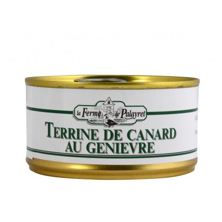 Terrines de canard au genièvre